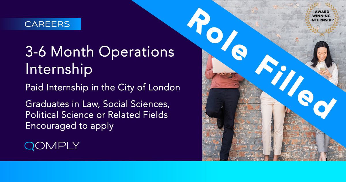 Qomply Careers Operations Internship
