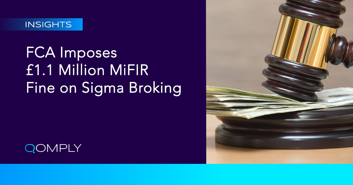 Fca Second Mifir Transaction Reporting Fine Sigma Broking