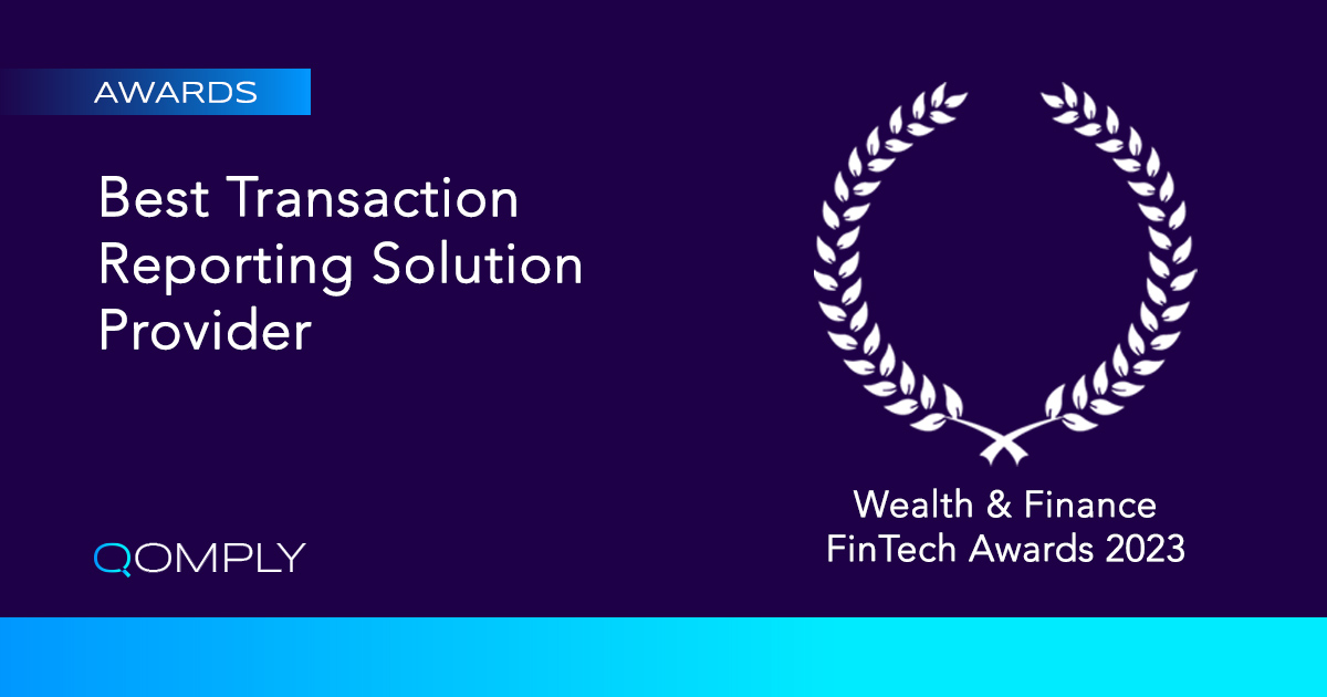 Awards 2023 Best Regulatory Transaction Reporting Solution Provider Wealth and Finance Fintech Awards