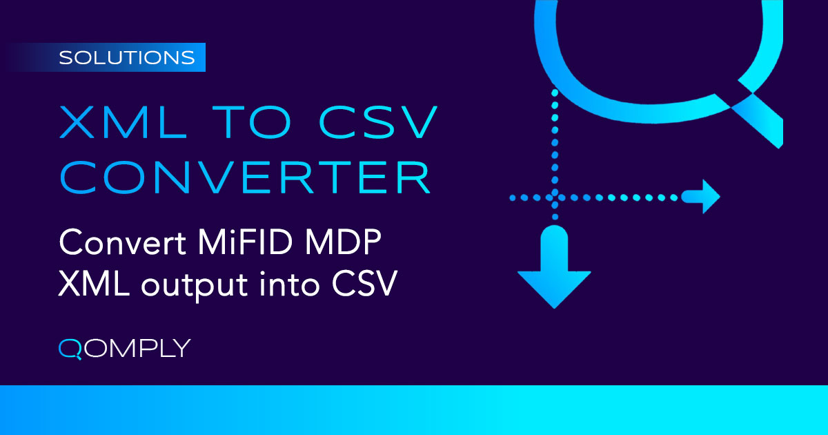 Qomply Solutions Mdp Xml to CSV Converter