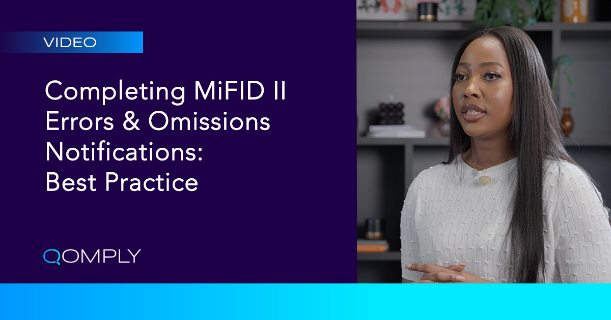 Mifid Ii Insights Completing Mifid Ii Errors and Omissions Notifications