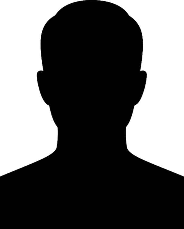 Silhouette of a Male Head V1
