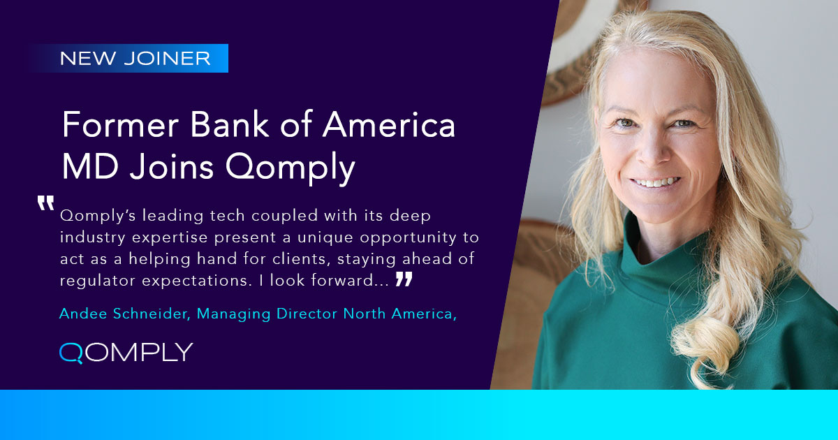 Andee Schneider Joins Qomply Managing Director North America