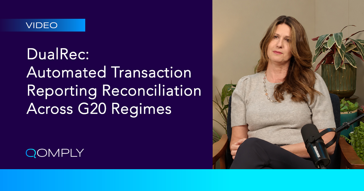 Dualrec Automated Transaction Reporting Reconciliation Across G20 Regimes