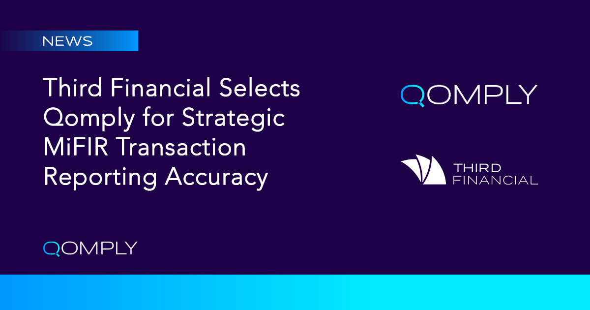 Qomply Third Financial Partnership for Strategic MiFIR Transaction Reporting Accuracy