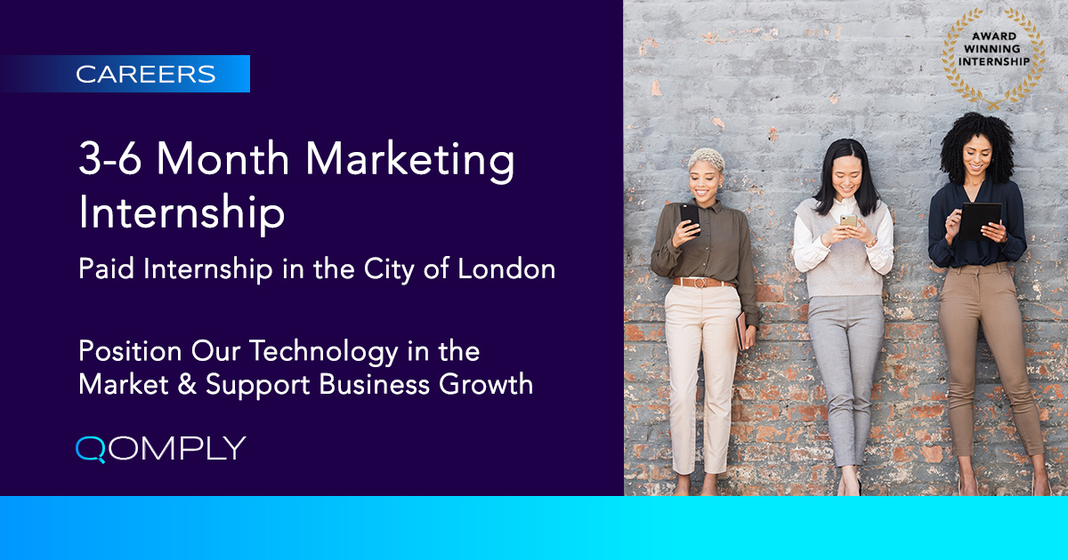 Qomply Careers Marketing Internship