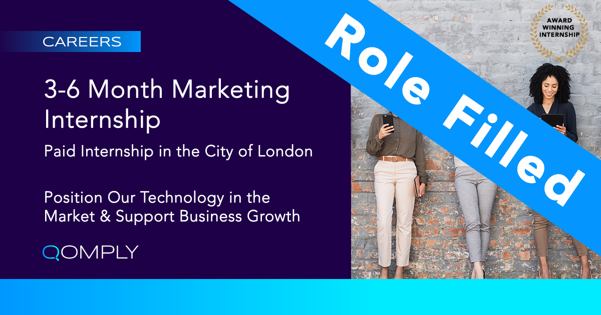 Qomply Careers Marketing Internship