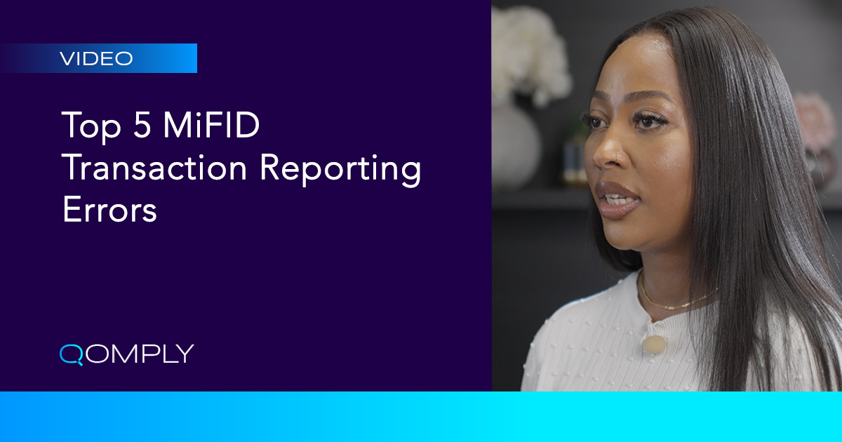 Top 5 Mifid Ii Mifir Transaction Reporting Errors