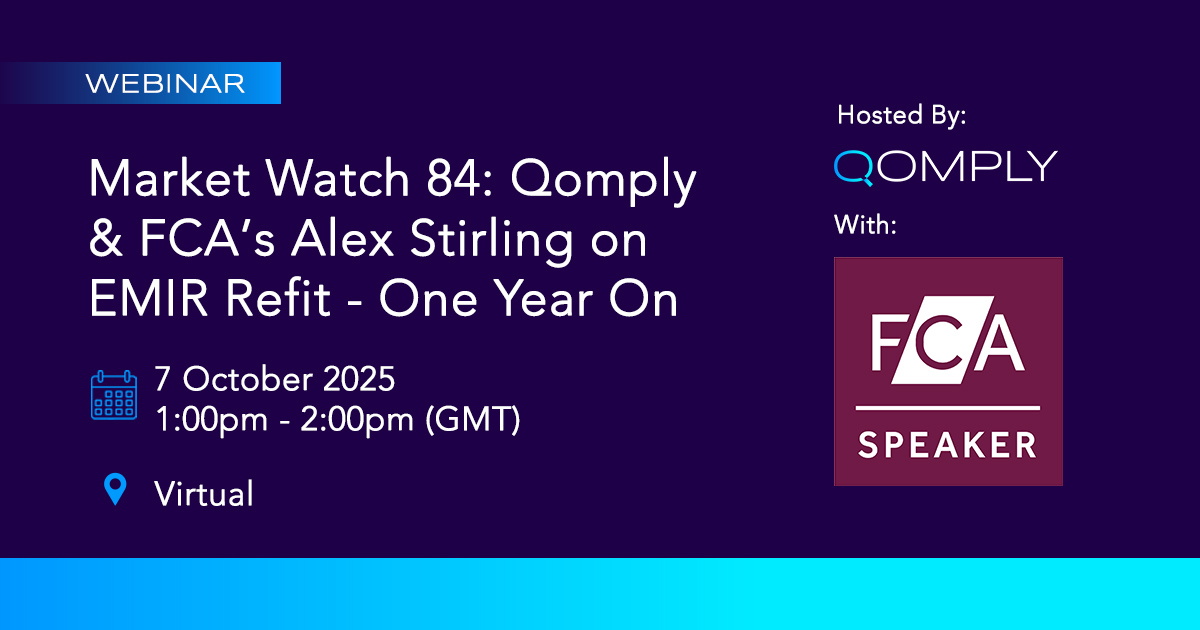 Market Watch 84 EMIR Refit 12 Months on Alex Stirling Webinar