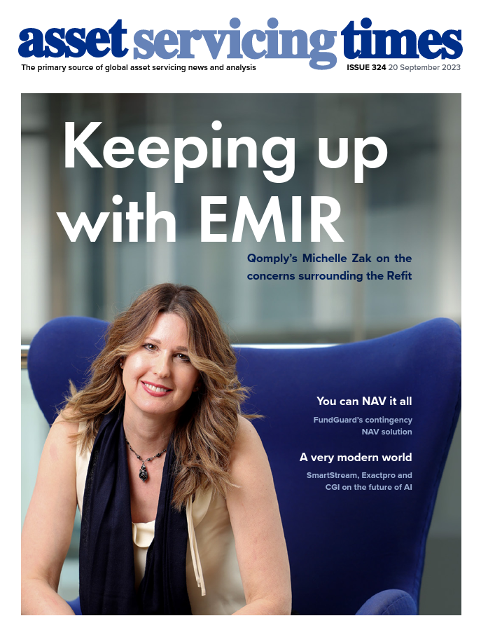 Michelle Zak Discusses EMIR Refit Challenges in Asset Servicing Times, Sept 2023