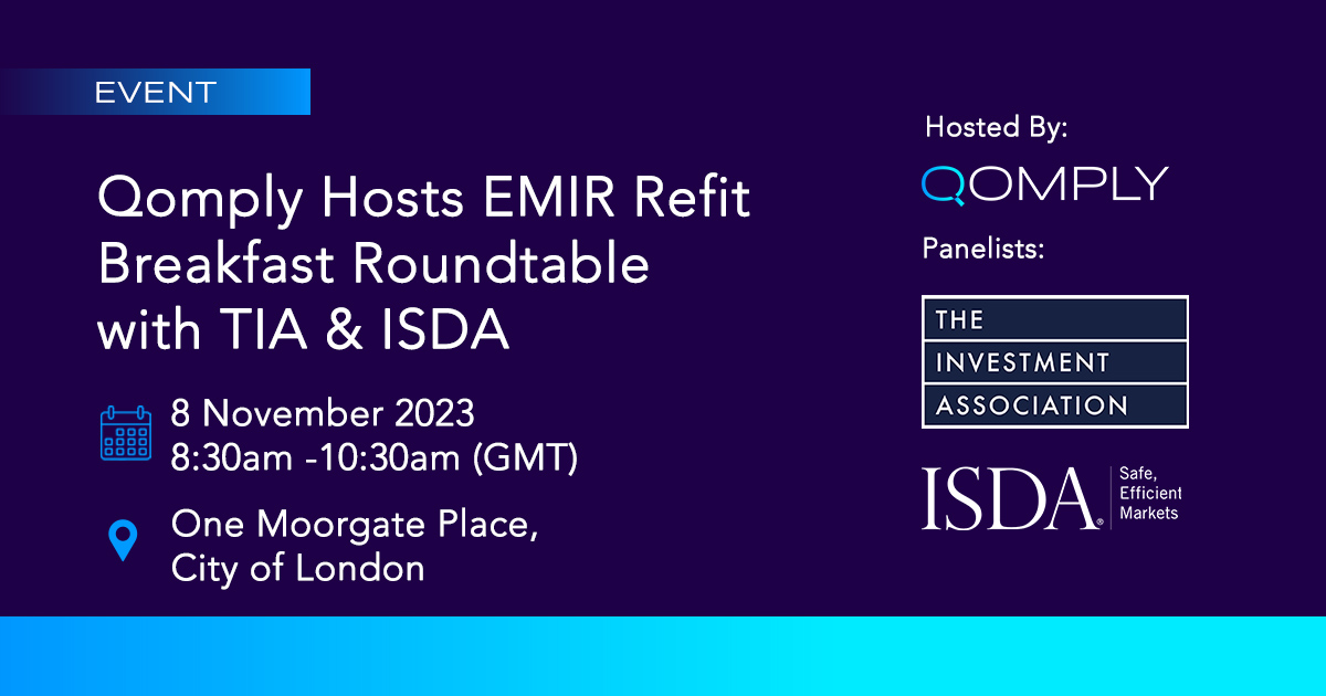 Qomply ISDA IA Breakfast Roundtable Nov 2023