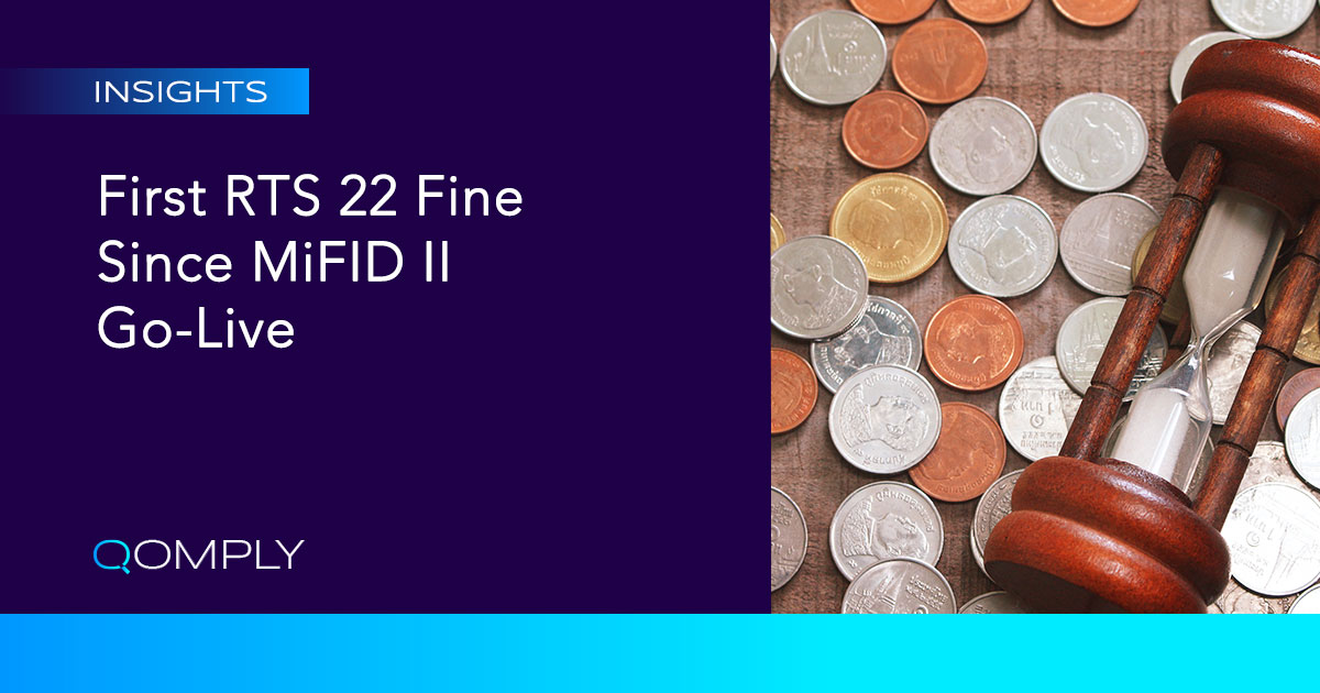 Fca First Mifir Transaction Reporting Fine RTS 22