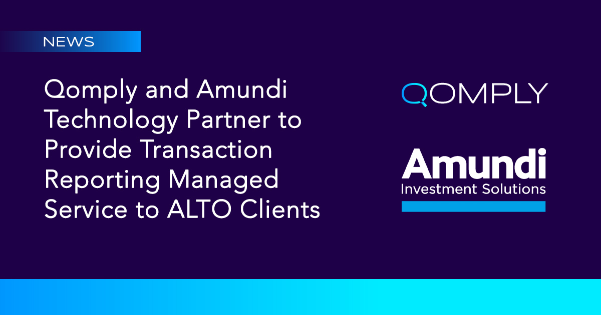 Qomply Amundi Partner to Provide Reporting Alto Clients