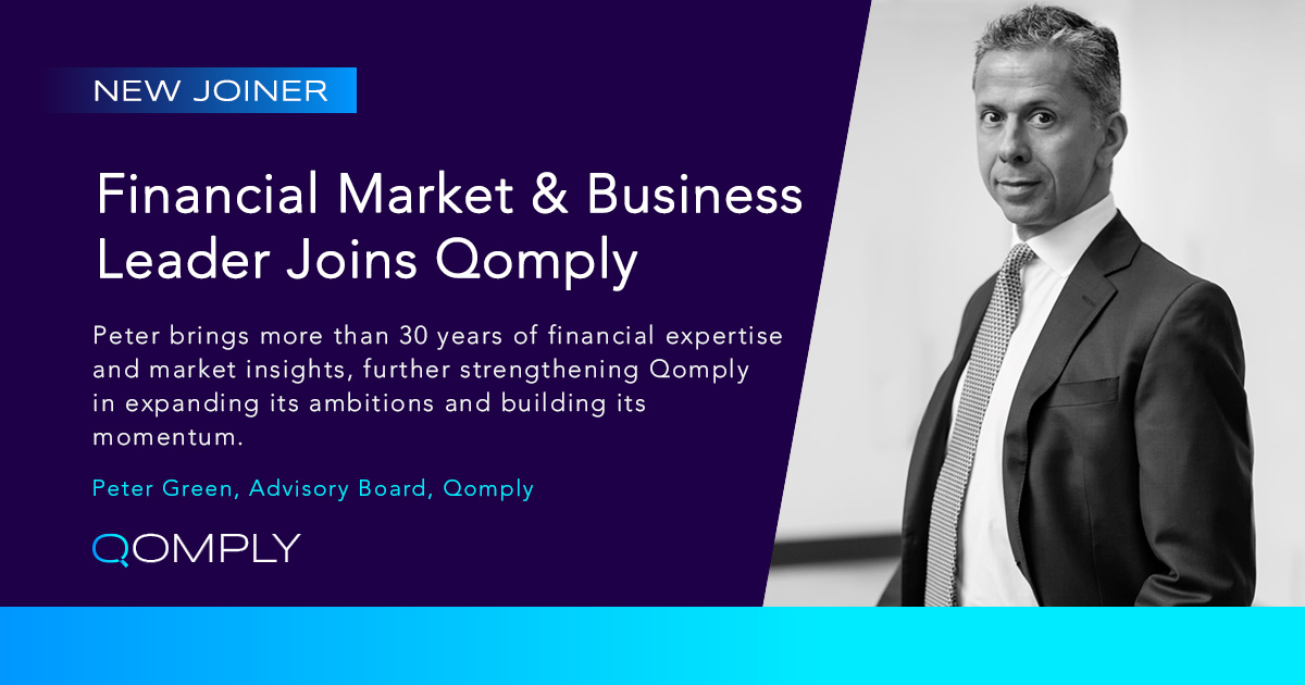 Peter Green Joins Qomply Advisory Committee