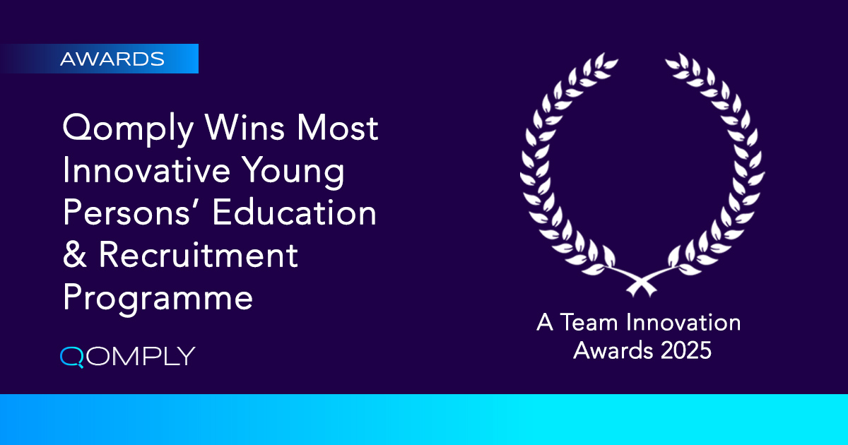 Qomply Wins Most Innovative Young Persons a Team Awards 2025