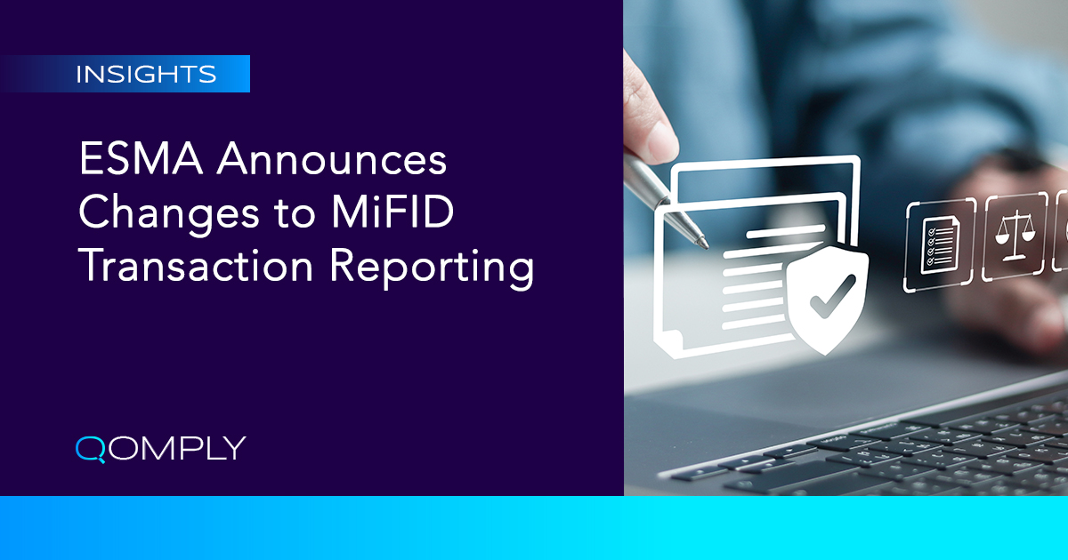 Esma Changes Mifid Regulation