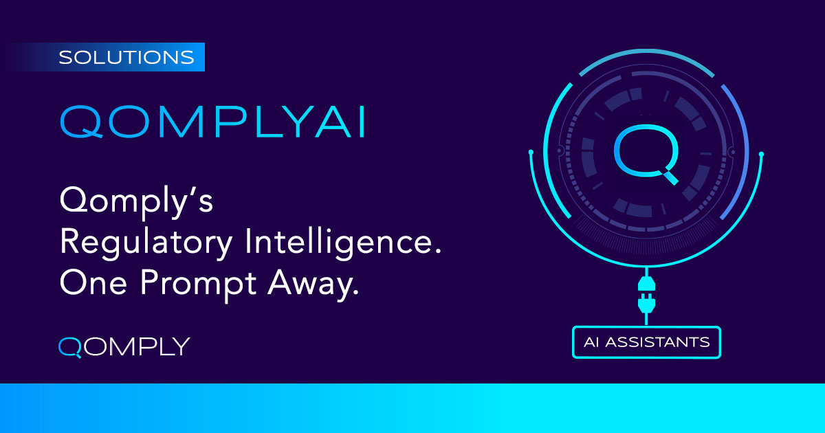 Qomplyai Regulatory Reporting Through AI Assistants Banner